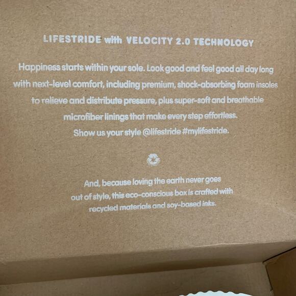 New in Box LifeStride Sunshine Strappy Wedge Heel Sandals - Picture 9 of 10